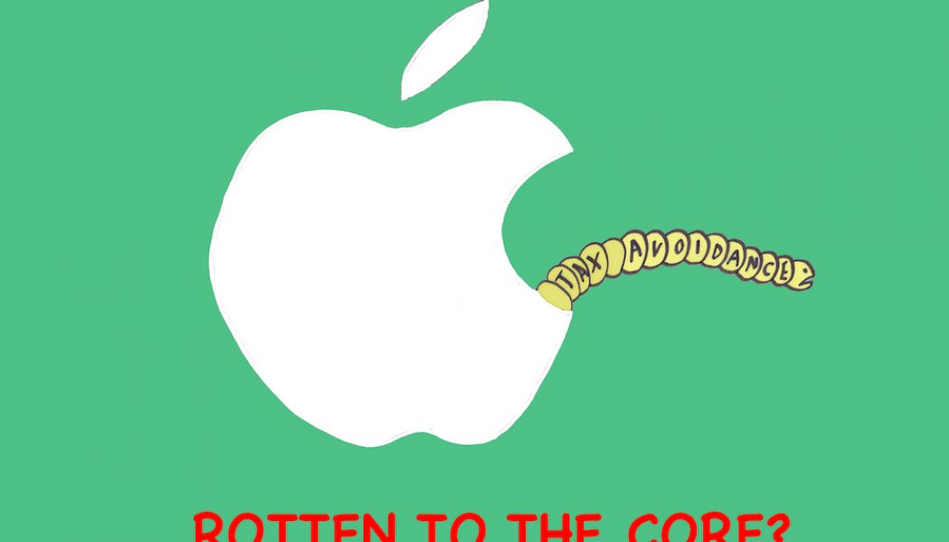 Apple rotten to the core cartoon