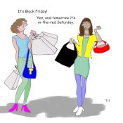 black Friday cartoon