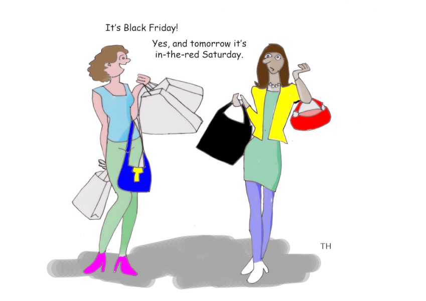 black Friday cartoon