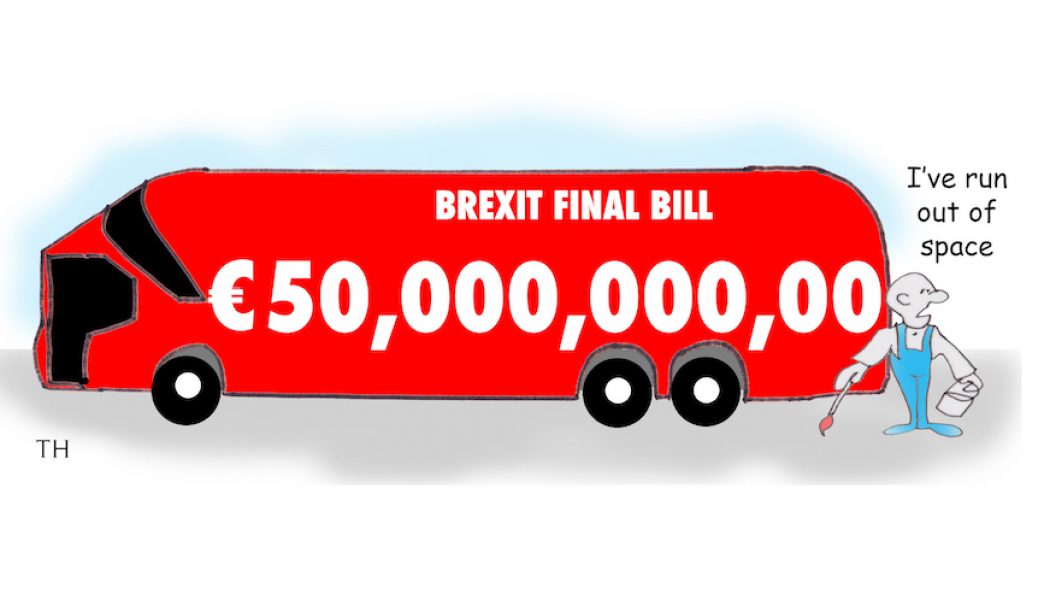 Brexit - the final bill