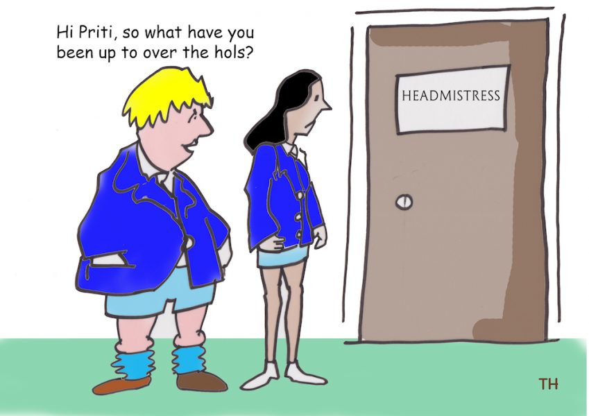 so whatever you been up to over the hols cartoon