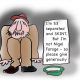 Nigel Farage skint cartoon