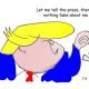 Fake Trump cartoon