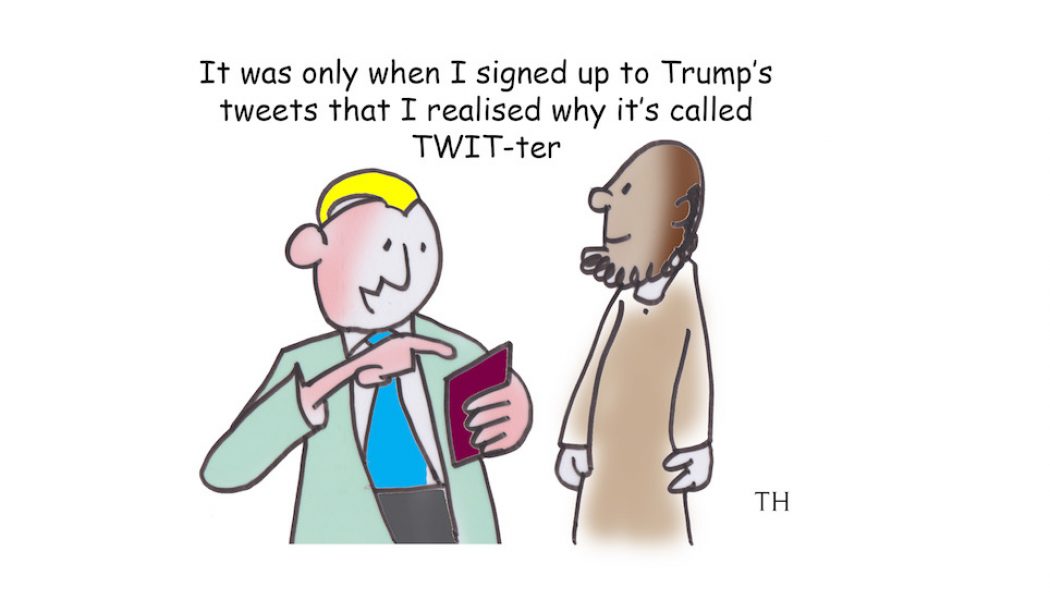 Twitter cartoon