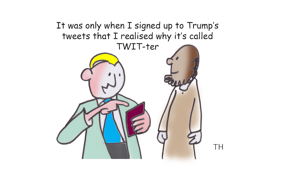 Twitter cartoon