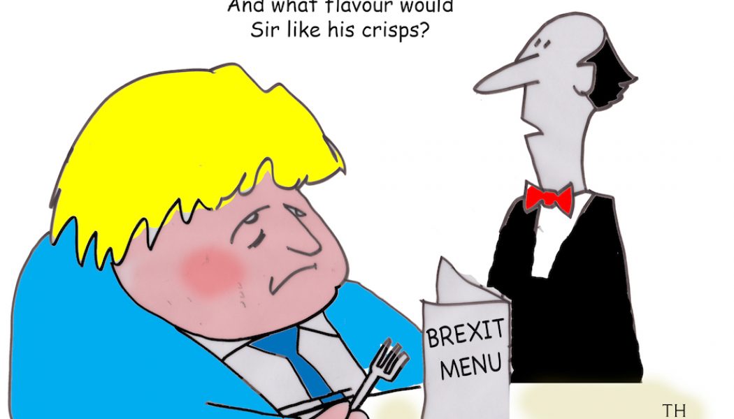 crisps Brexit cartoon