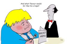 crisps Brexit cartoon