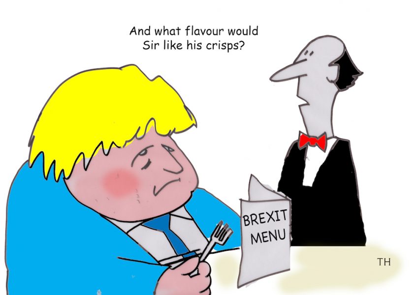 crisps Brexit cartoon