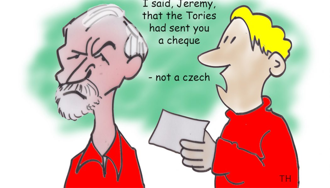 Jeremy Corbyn czech cartoon