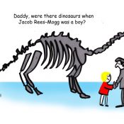 Jacob Rees Mogg cartoon