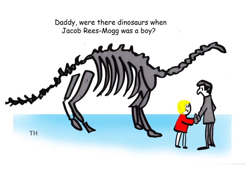 Jacob Rees Mogg cartoon