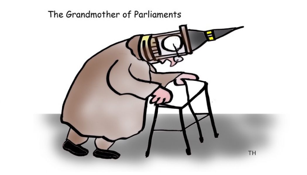 grandmother of parliaments cartoon
