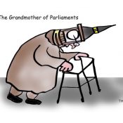 grandmother of parliaments cartoon