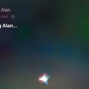 Siri making a phone call on iPhone