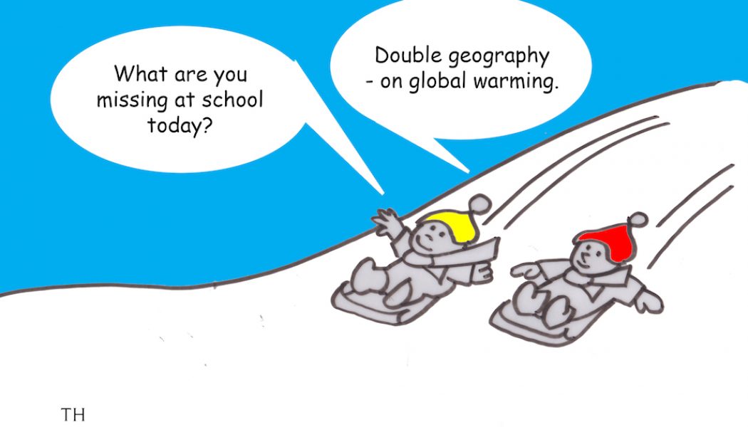 global warming cartoon