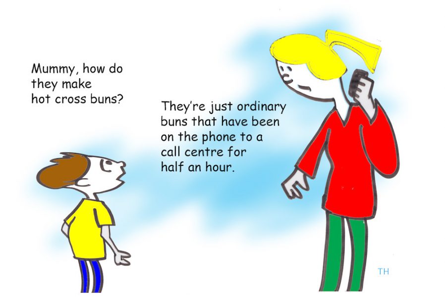 hot cross buns cartoon