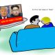 Trump Kim talks cartoon