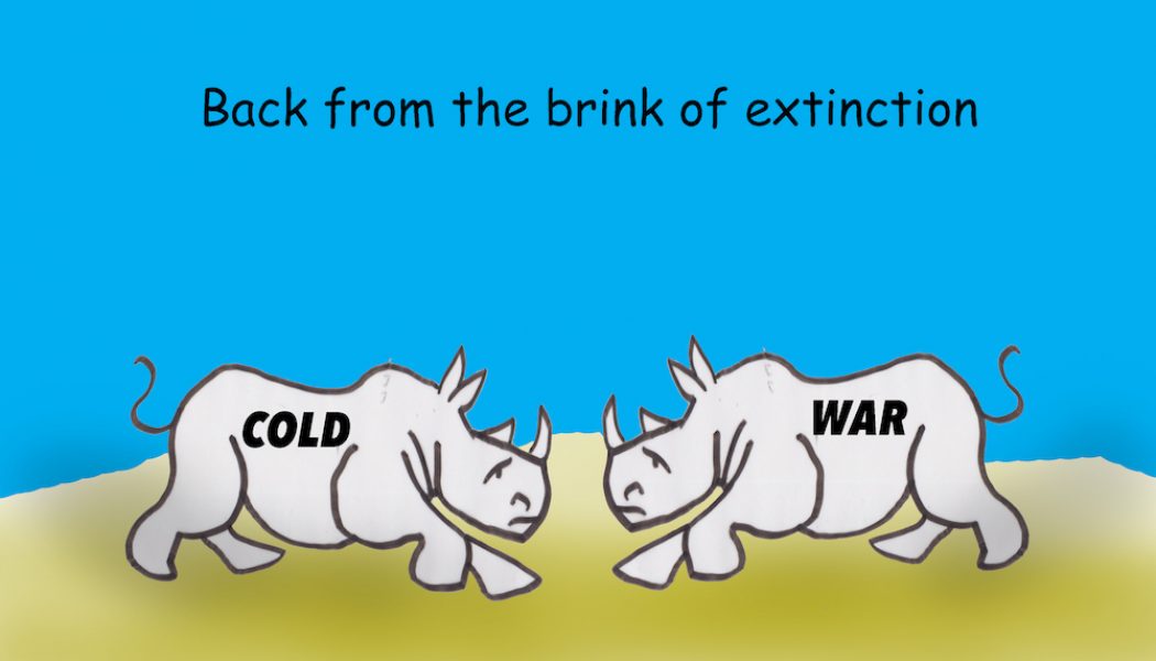 rhino extinction cartoon