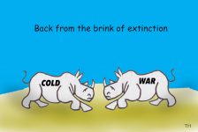 rhino extinction cartoon