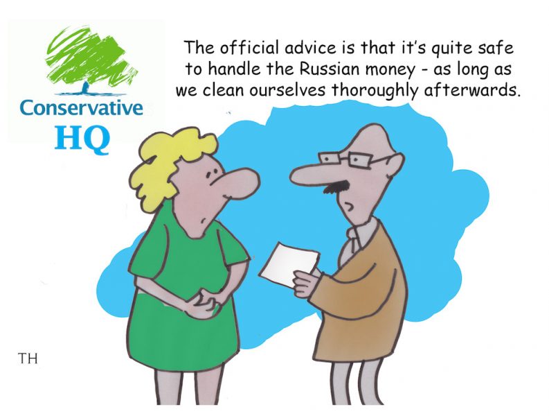 russian money cartoon