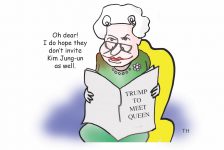 queen trump cartoon