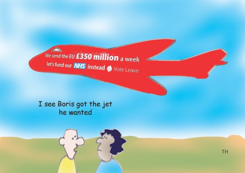 Boris jet cartoon