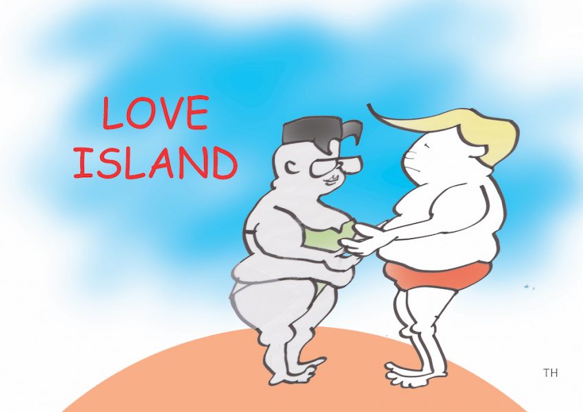 love island cartoon