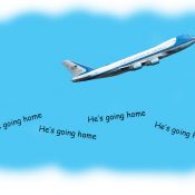 Going home Trump cartoon