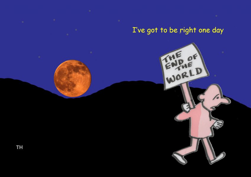 red moon cartoon