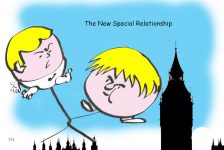 US UK special relationship cartoon