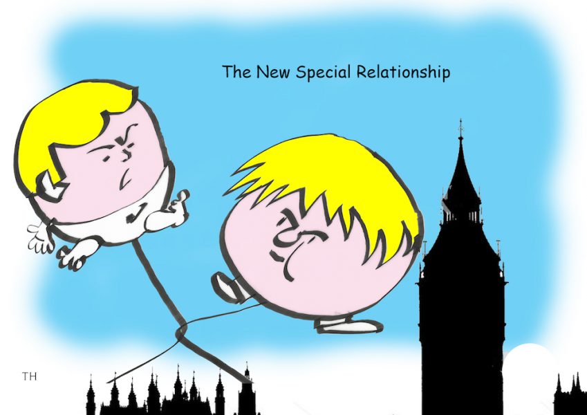 US UK special relationship cartoon