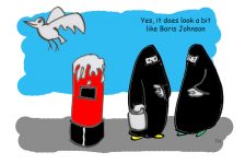 burkha Boris Johnson cartoon