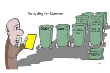 recycling cartoon