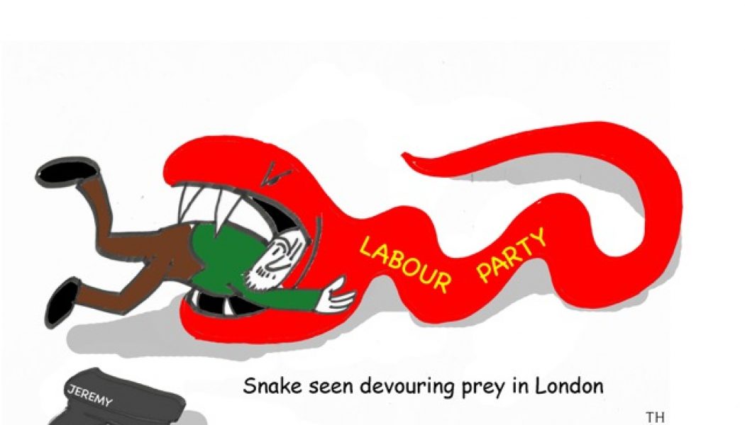 snake cartoon Labour