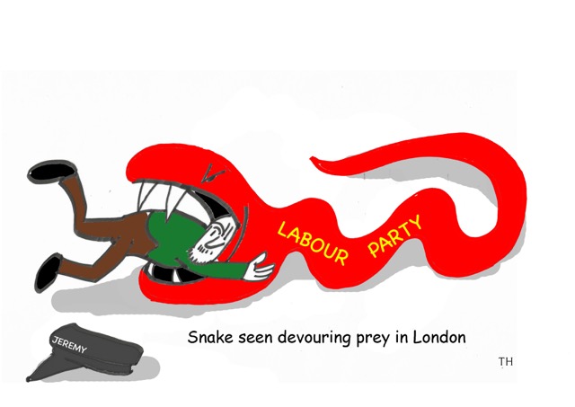 snake cartoon Labour