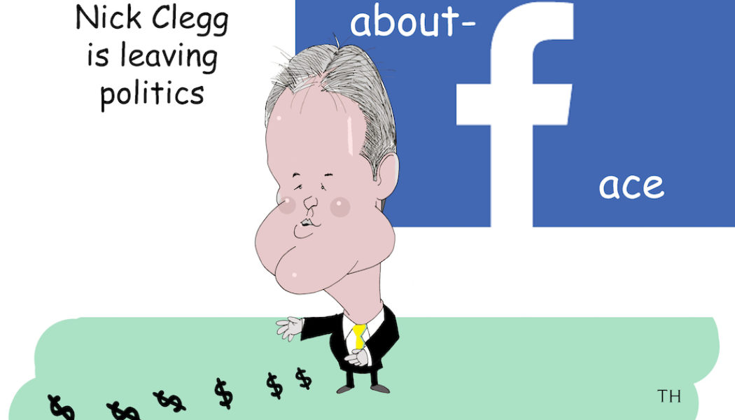 Nick Clegg Facebook cartoon