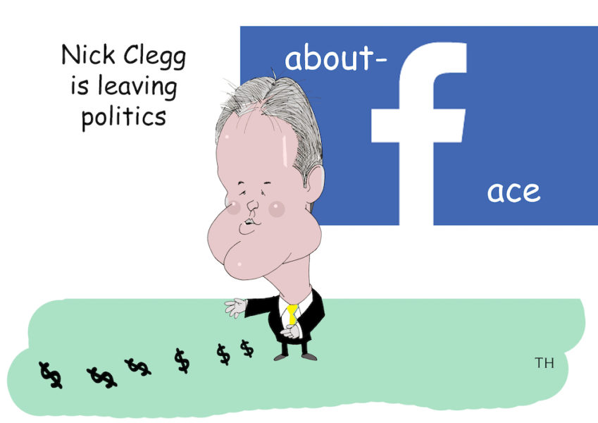 Nick Clegg Facebook cartoon