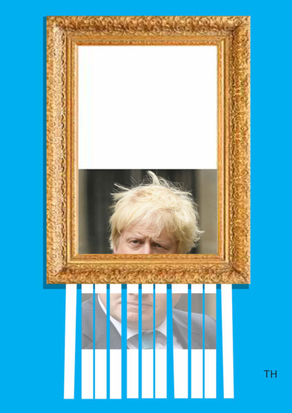 Portrait of Boris cartoon