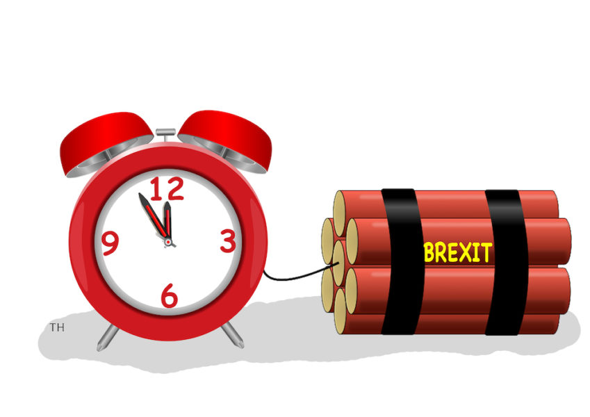 Time bomb Brexit cartoon