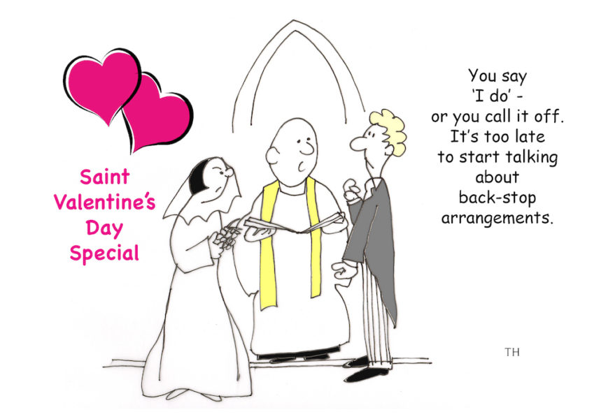 Valentine's day cartoon