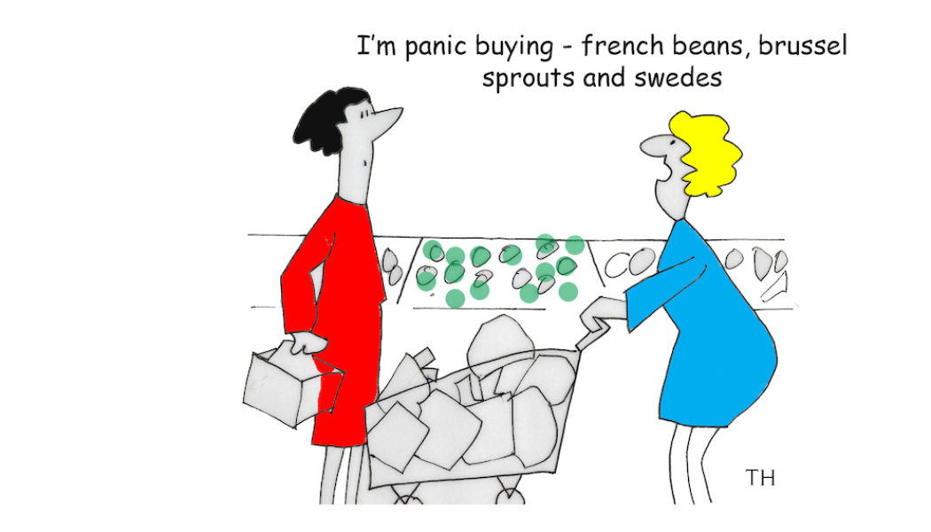 Brexit panic buying cartoon