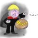 Boris Johnson Halloween brexit cartoon