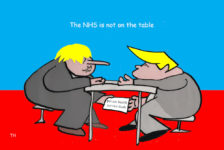 NHS on the table US UK trade deal