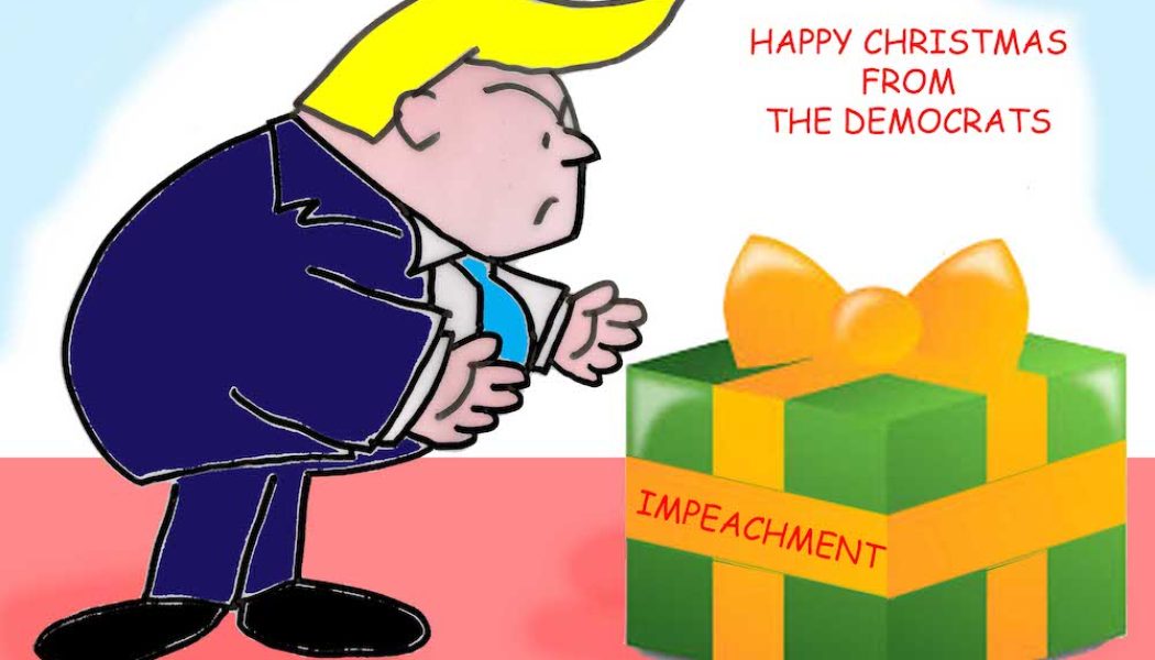 Trump impeachment cartoon