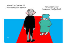 King Charles cartoon