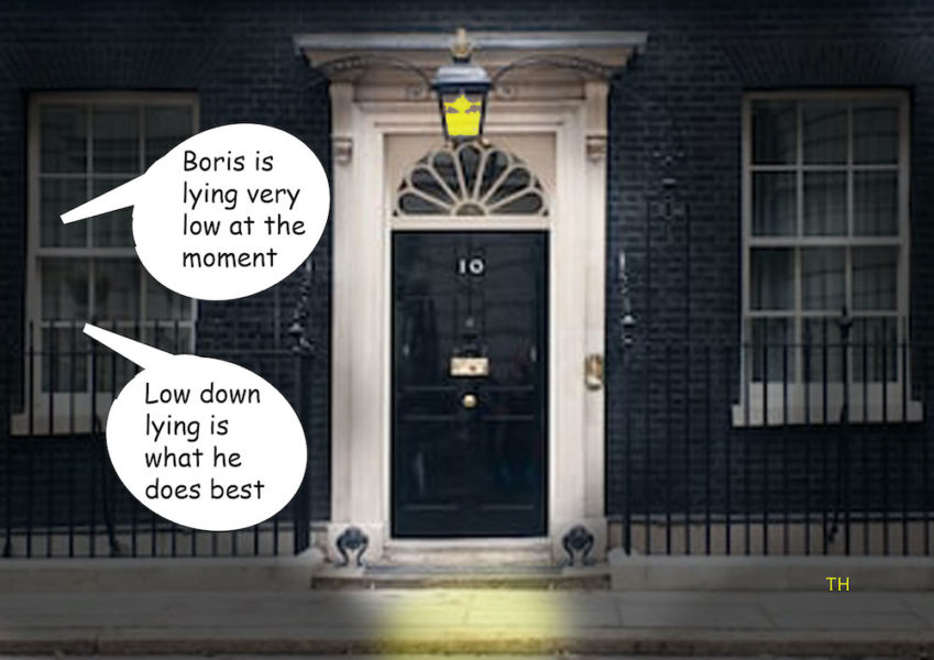 Boris Johnson cartoon