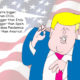 Donald Trump coronavirus cartoon