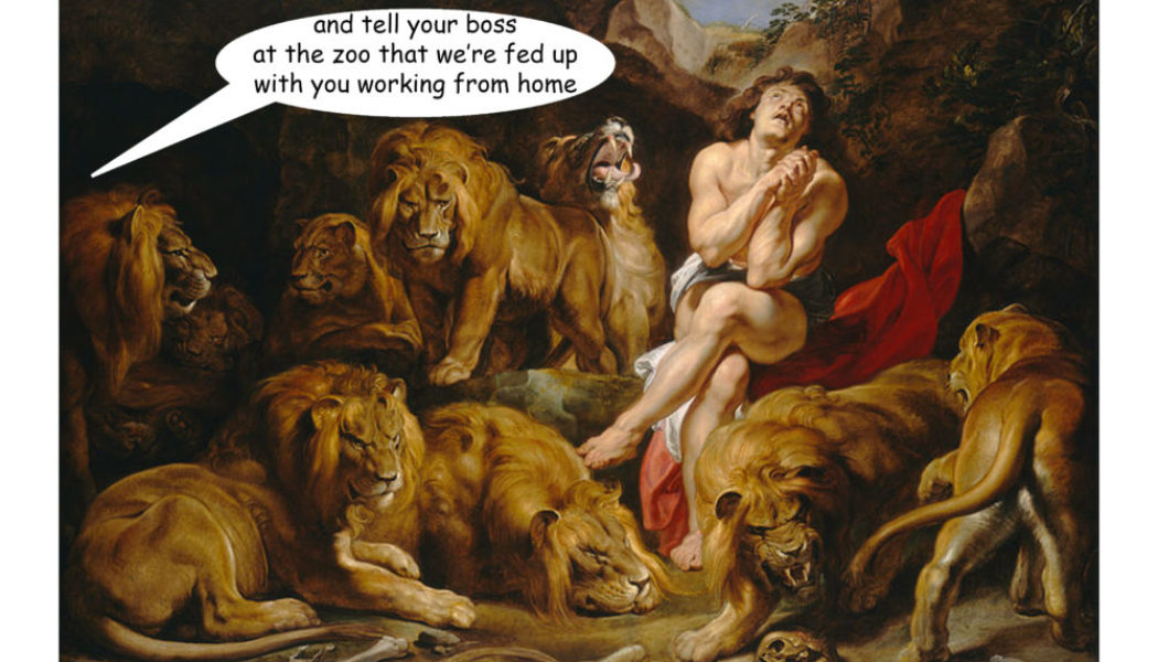 Daniel in The Lions’ Den by Rubens