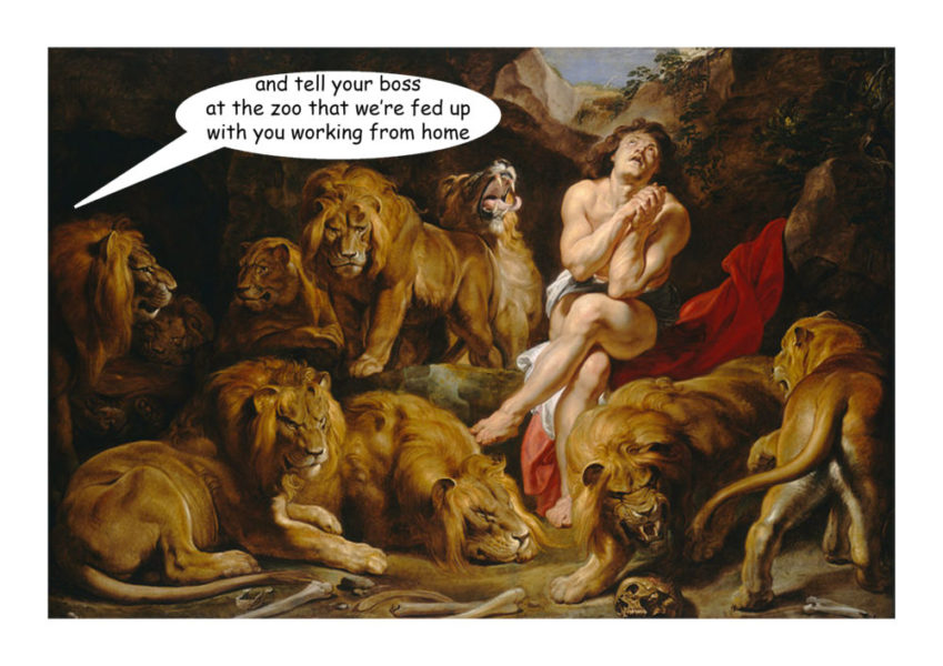 Daniel in The Lions’ Den by Rubens