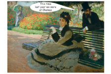 Monet, Claude: Camille Monet on a Garden Bench